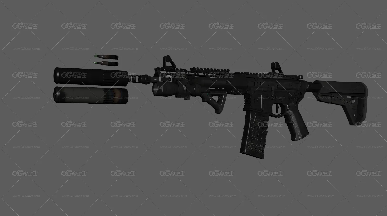 AR-15步枪 自动步枪 突击步枪 军事枪械 现代武器 冲锋枪 卡宾步枪 军事装备 武器 -1