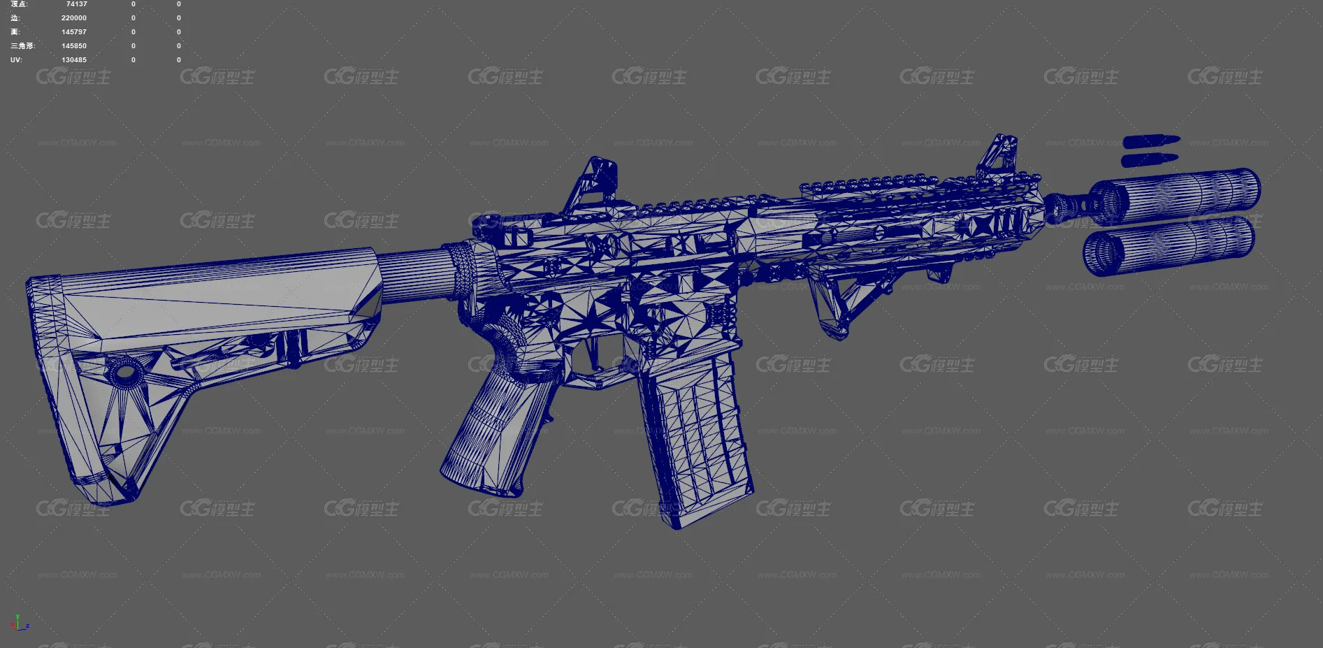 AR-15步枪 自动步枪 突击步枪 军事枪械 现代武器 冲锋枪 卡宾步枪 军事装备 武器 -8