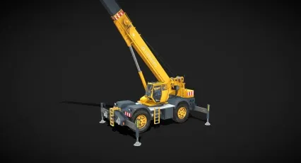 吊车 起重机 大型吊车 工程车辆 汽车起重机 建筑施工 工程机械  建筑工程车 高空救援车 建筑施工