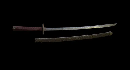 武士刀 日本刀 忍者刀 东洋刀 冷兵器 大马士革钢制武士刀 打刀 刀剑 古代武器 武士佩刀 