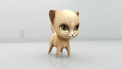 小猫已绑定可调动画