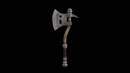 斧子 冷兵器 古代战斧 短柄斧 兵器 板斧 游戏武器 古代冷兵器
